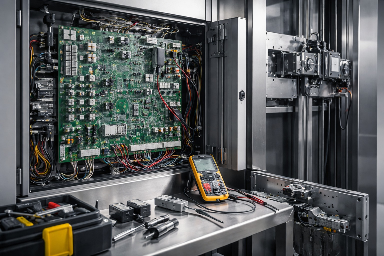 South Africa Elevator Board Faults and Replacement