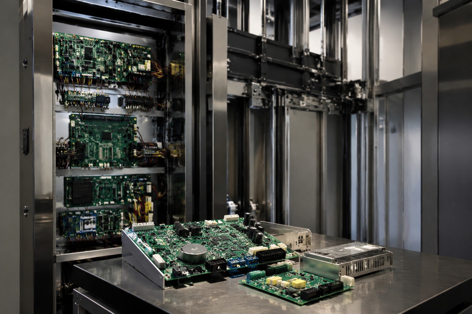 South Africa Elevator Board Faults and Replacement