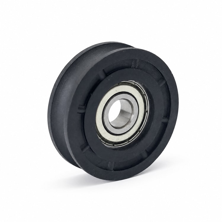 Nylon door hanger wheel