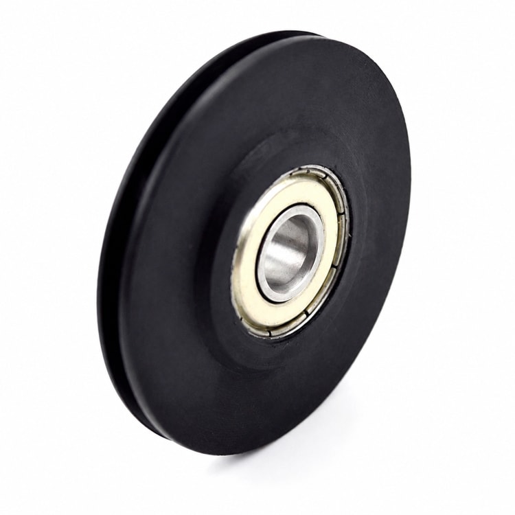 Vertical sliding door roller